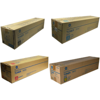 Konica Minolta TN-713 Multipack - Full Set of 4 Toner Cartridges (Original)