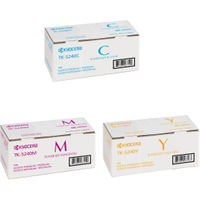 Kyocera TK-5240 Multipack - Colour Set of 3 Toner Cartridges (Original)
