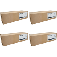 Lexmark 24B7585/2/3/4 High Capacity Return Programme Multipack - Full Set of 4 Toner Cartridges (Original)