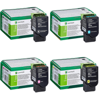 Lexmark C2320 Return Programme Multipack - Full Set of 4 Toner Cartridges (Original)
