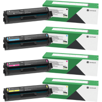 Lexmark C3220 Return Program Multipack - Full Set of 4 Toner Cartridges (Original)