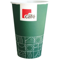 MyCafe Double Wall Non-Plastic Hot Cups 16oz (25 Pack)