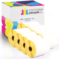 Own Brand Brother BDE-1J000102-102 White Receipt Roll 102mm x 58m - 8 Pack (Cartridge People)