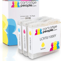 Own Brand Brother LC1000 Multipack - Colour Set of 3 Ink Cartridges - LC1000RBWBP (Cartridge People)