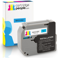 Own Brand Brother MK531BZ P-Touch Black on Blue Tape 12mm x 8m (Cartridge People)