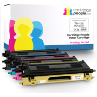 Own Brand Brother TN-135 High Capacity Multipack - Full Set of 4 Toner Cartridges (Cartridge People)