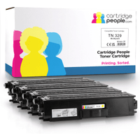 Own Brand Brother TN-329 Extra High Capacity Multipack - Full Set of 4 Toner Cartridges (Cartridge People)