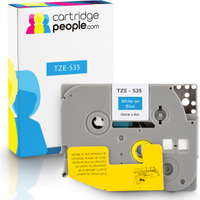 Own Brand Brother TZE-535 P-Touch White on Blue Tape 12mm x 8m (Cartridge People)