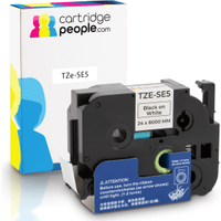 Own Brand Brother TZe-SE5 Black On White Label Tape 24mm x 8m (Cartridge People)