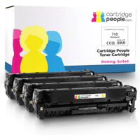 Own Brand Canon 718 Multipack - Full Set of 4 Toner Cartridges (Cartridge People)