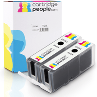 Own Brand Canon PGI-570PGBKXL Black High Capacity Ink Cartridge Twin Pack - 0318C007 (Cartridge People)