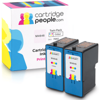 Own Brand Dell M4646 Colour High Capacity Ink Cartridge Twin Pack (Cartridge People)