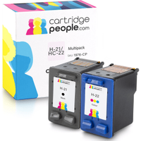 Own Brand HP 21/22 Multipack - Full Set of 2 Ink Cartridges (Cartridge People)