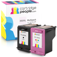 Own Brand HP 302XL Multipack - Full Set of 2 Ink Cartridges - EXTRA HIGH CAPACITY (Cartridge People)