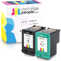 Own Brand HP 350/351 Multipack - Full Set of 2 Ink Cartridges - SD412EE (Cartridge People)