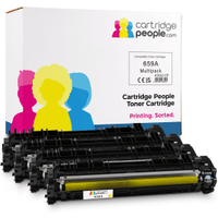 Own Brand HP 659A Multipack - Full Set of 4 Toner Cartridges (Cartridge People)