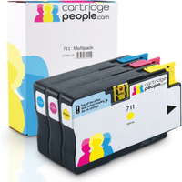 Own Brand HP 711 Multipack - Colour Set of 3 Ink Cartridges (Cartridge People)