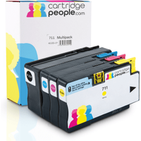 Own Brand HP 711 Multipack - Full Set of 4 Ink Cartridges (Cartridge People)