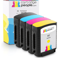 Own Brand HP 82 Multipack - Full Set of 4 Ink Cartridges (Cartridge People)