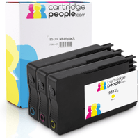 Own Brand HP 951XL High Capacity Multipack - Colour Set of 3 Ink Cartridges (Cartridge People)