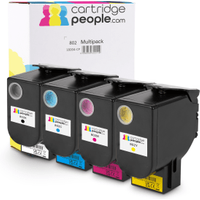 Own Brand Lexmark 802 Multipack - Full Set of 4 Toner Cartridges (Cartridge People)