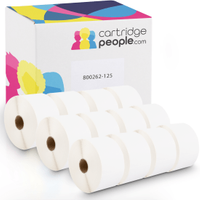 Own Brand Zebra Z-Select 2000D (800262-125) White Label Roll 57mm x 32mm - 12 x 2100 Labels (Cartridge People)