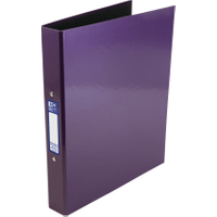Oxford 2 O-Ring Binder Laminated 25mm A4+ Purple 400017758