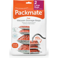 Packmate Large Flat Vacuum Storage Bags (2 Pack)