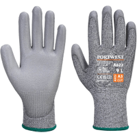 Portwest Cut C13 PU Gloves Grey Small (12 Pack)