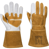 Portwest Mig Welding Gauntlet Brown XL (6 Pack)
