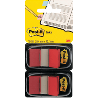 Post-it Index Tabs Dispenser 25x43mm - Red (100 Pack) 680-R2EU