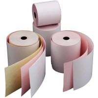 Prestige Till Rolls 76mm White/Pink (20 Pack) RE05520
