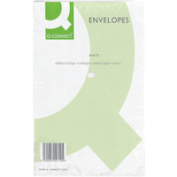 Q-Connect Envelopes Pocket Plain Peel and Seal 100gsm C4 White (250 Pack) KF03291