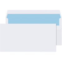 Q-Connect Envelopes Wallet Self Seal 90gsm DL White (1000 Pack) KF3480