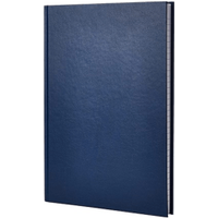 Q-Connect Manuscript Book Ruled 192 Pages A4 Blue K00060