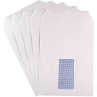 Q-Connect Self Seal C5 Windowed Envelope 90gsm - White (150 Pack) KF07559