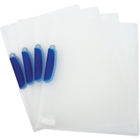 Q-Connect Swivelclip Files A4 Clear (25 Pack)