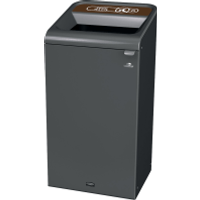Rubbermaid Configure Container with Food Waste Label 87 Litres Brown