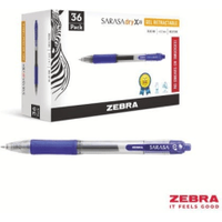SARASA Gel Retractable Rollerball Pen 0.5mm Line Blue (12 Pack)