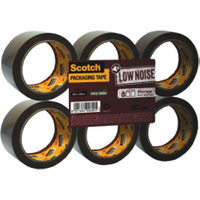 Scotch Packaging Tape 48mm x 66m Brown (6 Pack) 3120B4866