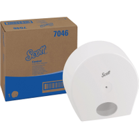 Scott Control Toilet Tissue Dispenser Centrefeed Roll White Jumbo