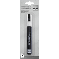 Sigel Chalk Marker Chisel Tip 1-5mm White