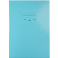 Silvine A4+ Tough Shell Exercise Book 80 Page Blue (25 Pack)