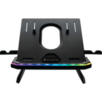 SureFire Portus X1 Gaming Laptop Stand with RGB Black 48842 SureFire Portus X1 Gaming Laptop Stand with RGB Black 48842
