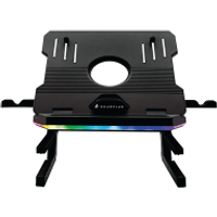 SureFire Portus X2 Multi-Function Gaming Laptop Stand Black 48843 SureFire Portus X2 Multi-Function Gaming Laptop Stand Black 48843