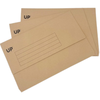 UP Half Flap Document Wallet Foolscap Buff (50 Pack) UP0028