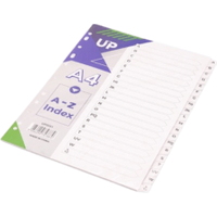 UP Index White Index Dividers 20 A-Z UP0051