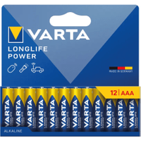 Varta Longlife Power AAA Alkaline Batteries 1.5V 4903121782