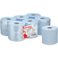 Wypall L10 Food and Hygiene Centrefeed 304m 1-Ply Blue (6 Pack) 7255