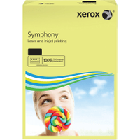 Xerox Symphony 62879 A3 Pastel Yellow Copy Paper 80gsm 500 Sheets